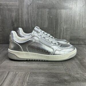 Sam Edelman Harper Women's size 8.5 Metallic Silver Casual Shoes